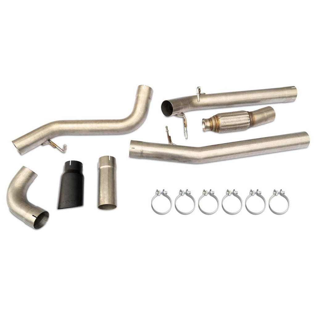2020-2022 3.0L Duramax 4" SS Cat-Back Exhaust w/ Muffler (1170500xx)