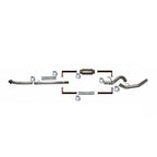 2020-2022 Powerstroke 4" Downpipe Back Exhaust No Muffler (421031)