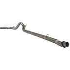 2020-2022 Powerstroke 4" Downpipe Back Exhaust No Muffler SS (422031)