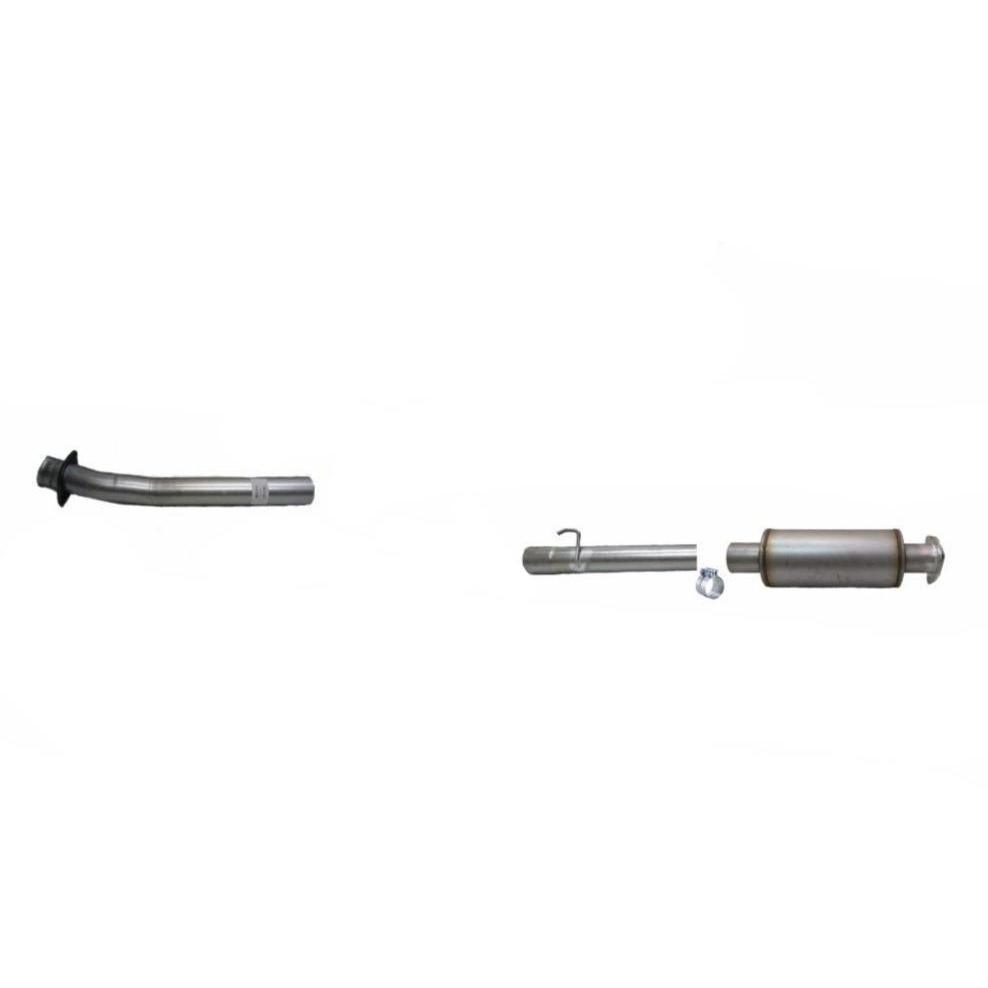 2020-2022 Powerstroke 4" SS CAT & DPF Race Pipe - No Muffler (422027)