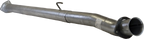2020-2022 Powerstroke 4" SS CAT & DPF Race Pipe - No Muffler (422027)