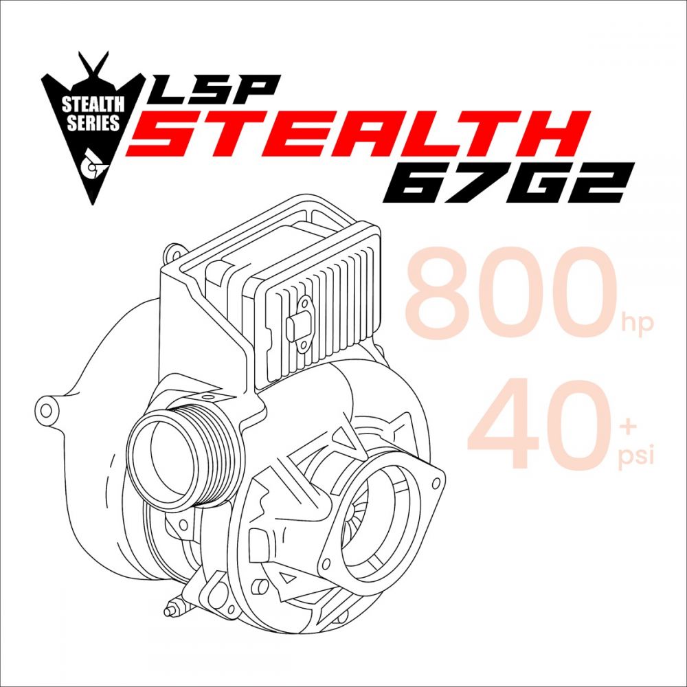 2020-2023 Duramax Stealth Mach 2 67 Turbocharger w/ Actuator (DM1MO1070303010)