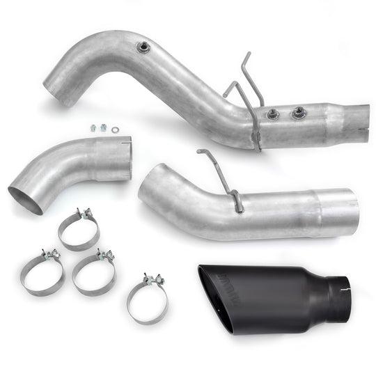 2020-2025 Duramax 5" DRW Monster Exhaust Cerakote Black Tip - No Muffler (49809-B)