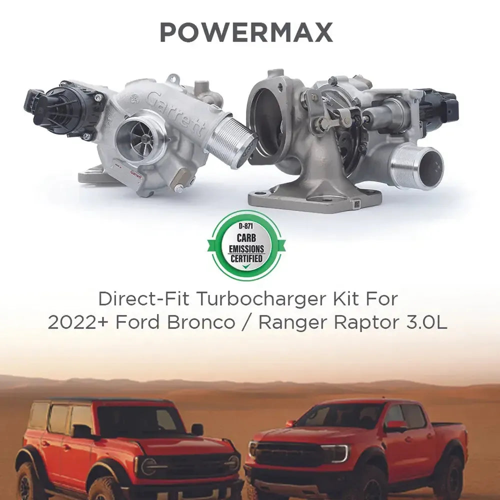 2022+ 3.0L EcoBoost GT1752S PowerMax Turbocharger Kit (926432-5002S)