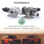 2022+ 3.0L EcoBoost GT1752S PowerMax Turbocharger Kit (926432-5002S)