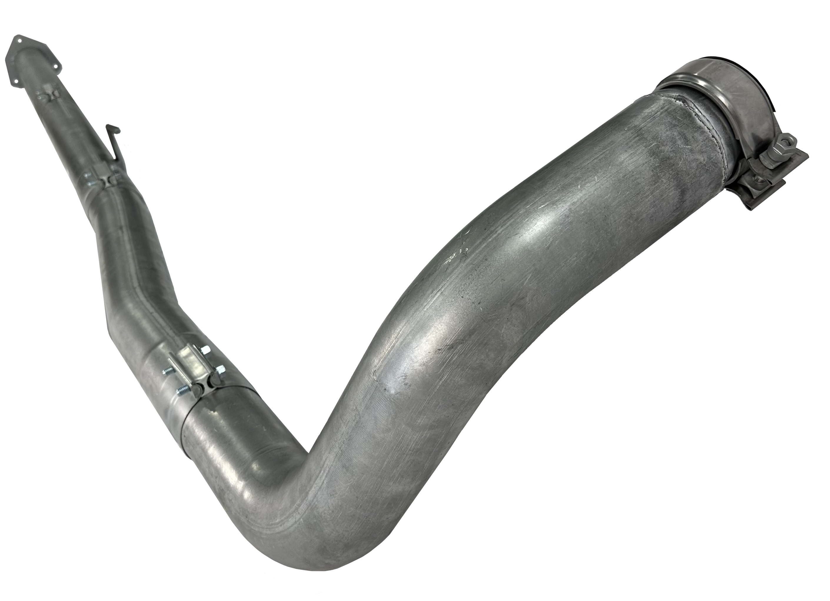 2023-2024 Powerstroke 4"  Turbo Back Race Pipe - No Muffler (421042)