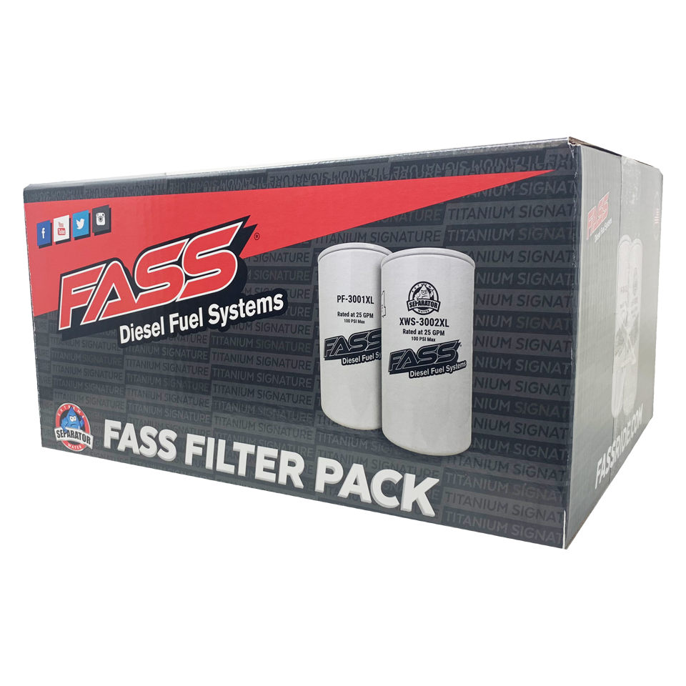 Universal Fass XL Fuel Filter Pack (FP3000XL)
