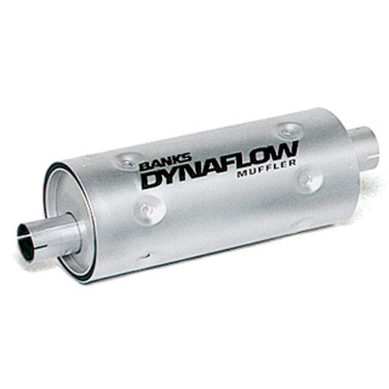 Universal Stainless Muffler 3" Inlet X 3.5" Outlet W/Heatshield (52405)